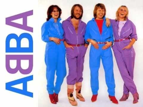 ABBA i sparkdräkt. 